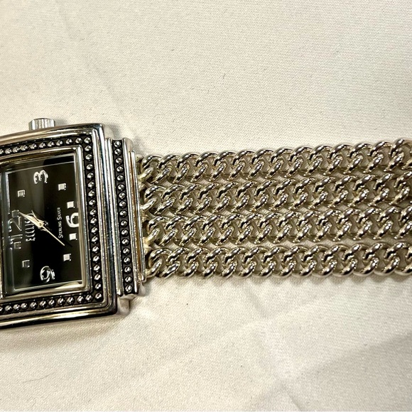 Ecclissi Analog Wristwatch 4 chains bracelet, 6” wrist size, Japan quartz  -1